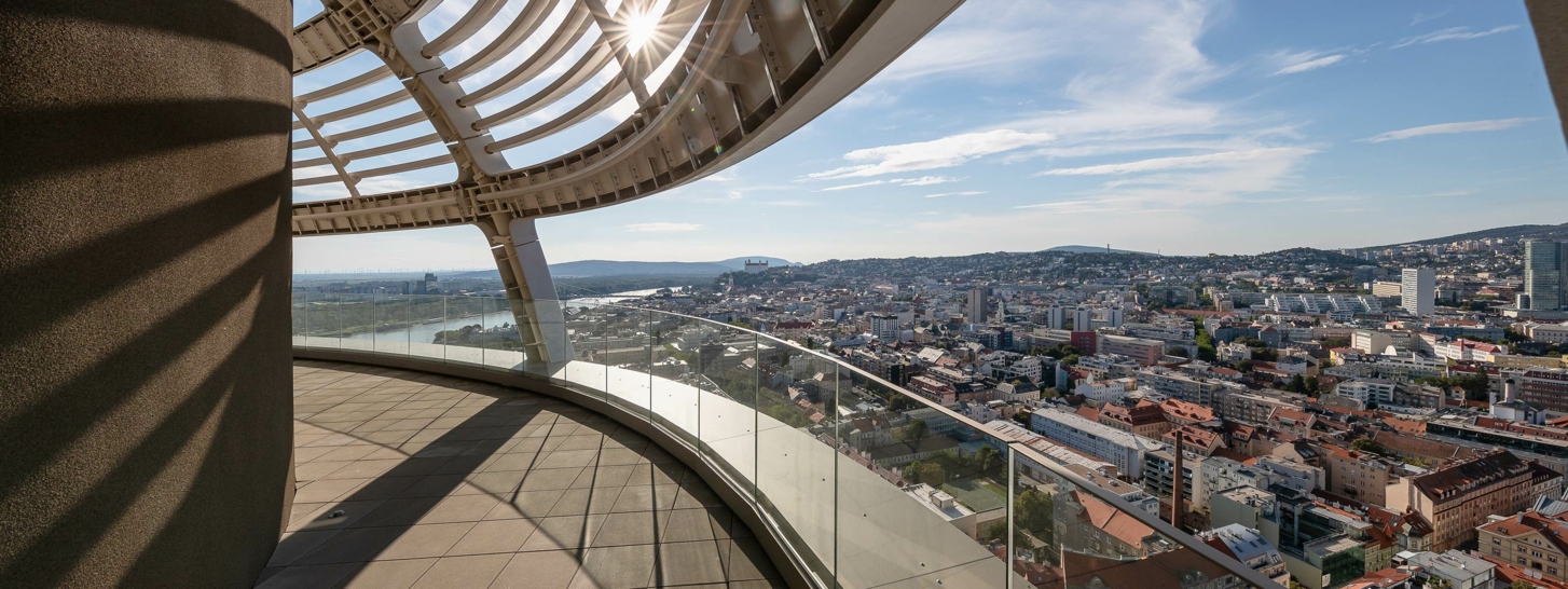 Skypark - Aussicht über Bratislava